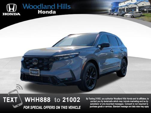 Gray 2024 Honda CR-V Hybrid Sport AWD