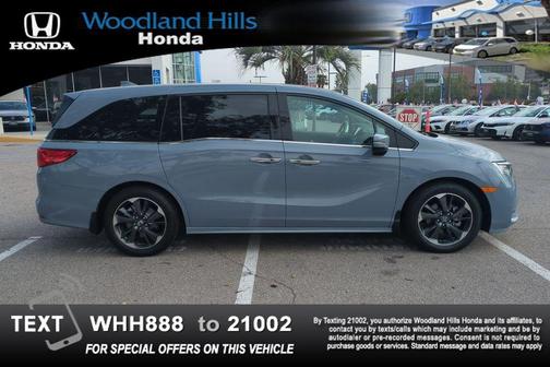 Gray 2023 Honda Odyssey Elite