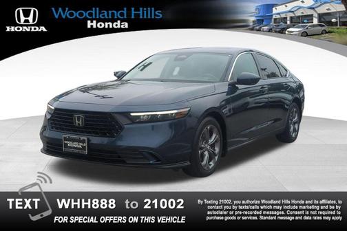 Canyon River Blue Metallic 2024 Honda Accord EX
