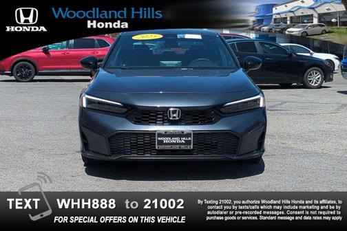 Meteorite Gray Metallic 2025 Honda Civic Sport