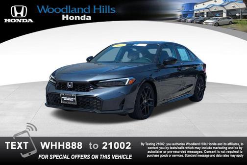 Meteorite Gray Metallic 2025 Honda Civic Sport