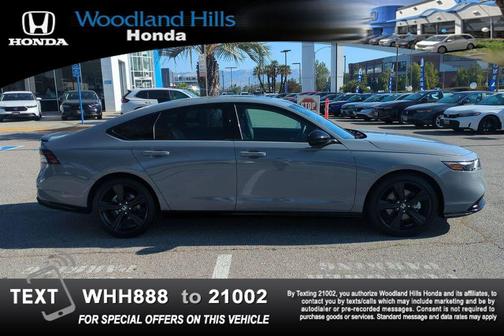 Urban Gray 2025 Honda Accord Hybrid Sport-L