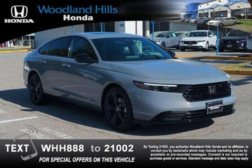 Urban Gray 2025 Honda Accord Hybrid Sport-L