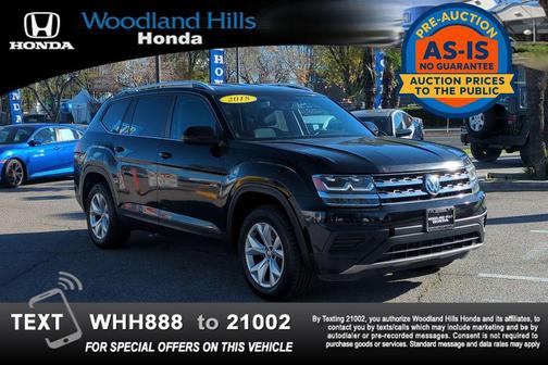 2018 Volkswagen Atlas 3.6L S