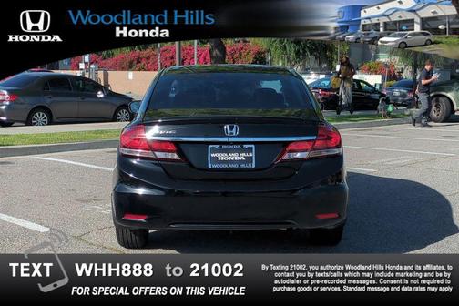 Crystal Black Pearl 2015 Honda Civic EX