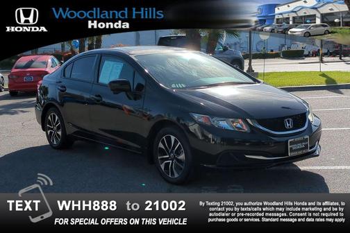 Crystal Black Pearl 2015 Honda Civic EX