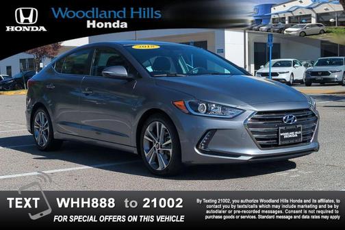 Galactic Gray Metallic 2018 Hyundai ELANTRA Limited
