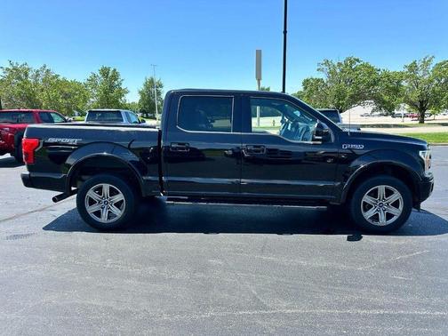 Shadow Black 2018 Ford F-150 Lariat