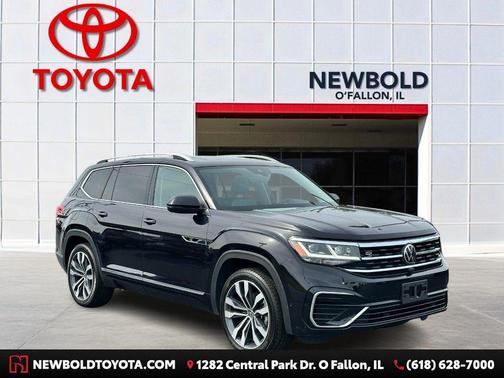Deep Black Pearl 2023 Volkswagen Atlas 3.6L SEL Premium