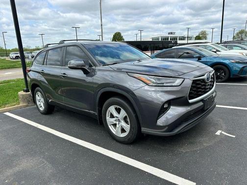 Magnetic Gray Metallic 2023 Toyota Highlander Hybrid LE