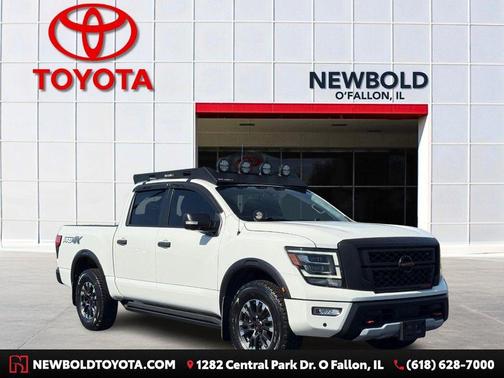 Glacier White 2021 Nissan Titan PRO-4X