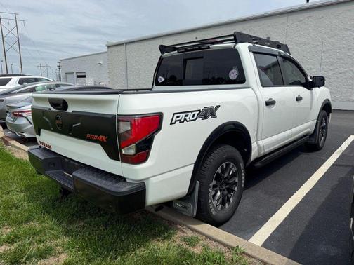 Glacier White 2021 Nissan Titan PRO-4X