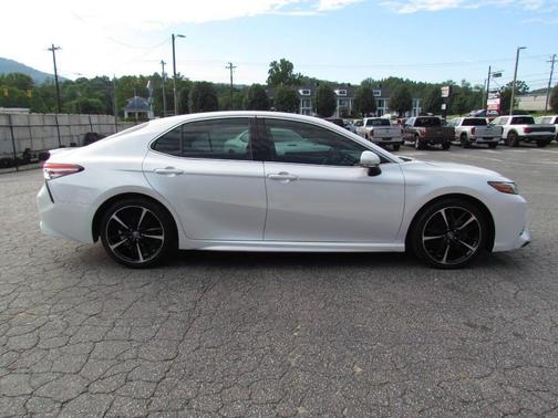 White 2019 Toyota Camry XSE