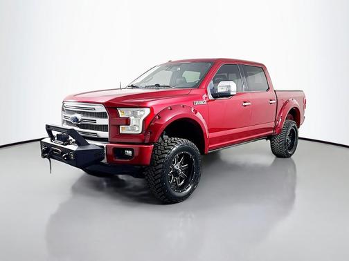 Ruby Red Metallic Tinted Clearcoat 2016 Ford F-150 Platinum