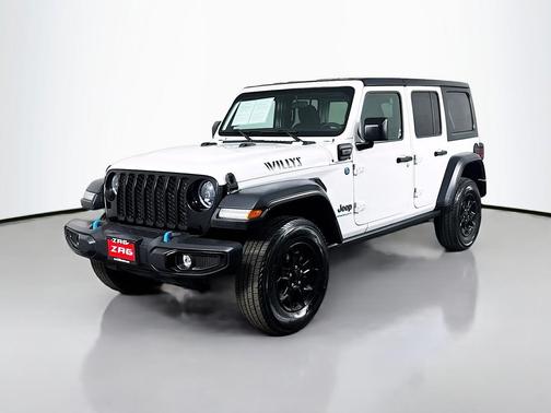 Bright White Clearcoat 2023 Jeep Wrangler 4xe Base