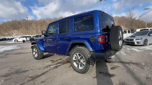 Ocean Blue Metallic Clearcoat 2020 Jeep Wrangler Unlimited Sahara
