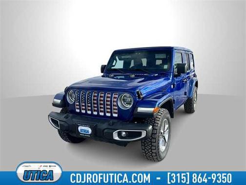 Ocean Blue Metallic Clearcoat 2020 Jeep Wrangler Unlimited Sahara