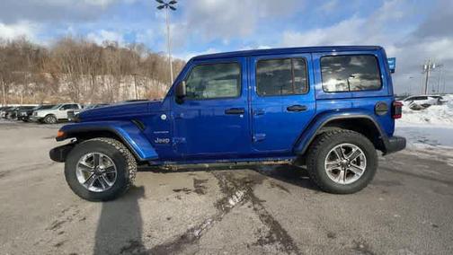 Ocean Blue Metallic Clearcoat 2020 Jeep Wrangler Unlimited Sahara