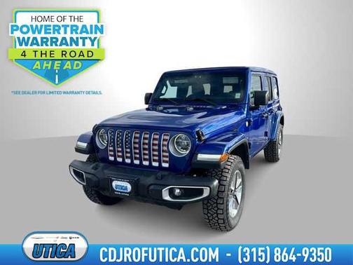 Ocean Blue Metallic Clearcoat 2020 Jeep Wrangler Unlimited Sahara