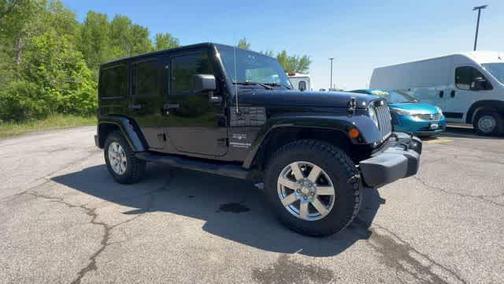 Black 2016 Jeep Wrangler Unlimited Sahara