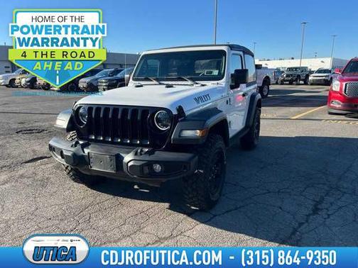 Bright White Clearcoat 2023 Jeep Wrangler Willys