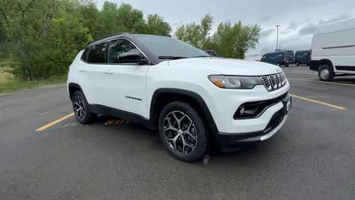 Bright White Clearcoat 2024 Jeep Compass Limited