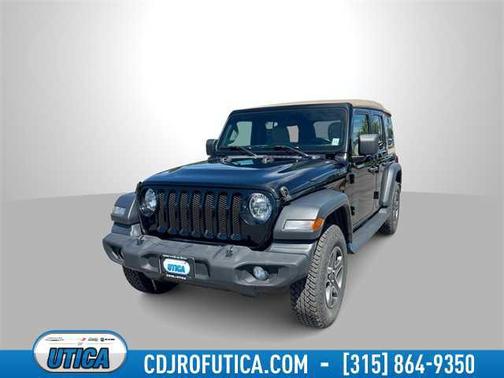2020 Jeep Wrangler Unlimited Black and Tan 4X4