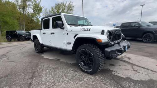 Bright White Clearcoat 2025 Jeep Gladiator Willys
