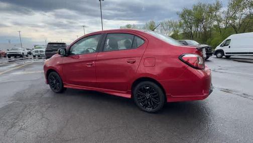 Infrared Metallic w/Black Roof 2024 Mitsubishi Mirage G4 Black Edition