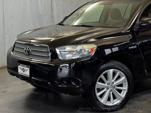 Black 2008 Toyota Highlander Hybrid Base