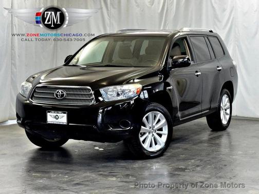 Black 2008 Toyota Highlander Hybrid Base