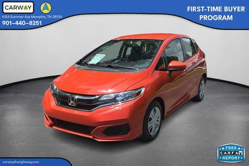 Orange Fury 2020 Honda Fit LX