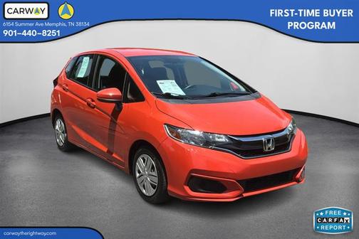 Orange Fury 2020 Honda Fit LX