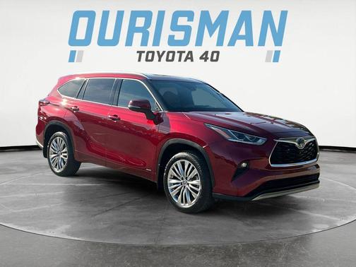 Ruby Flare Pearl 2024 Toyota Highlander Hybrid Platinum