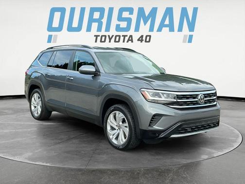 Platinum Gray Metallic 2022 Volkswagen Atlas 3.6L SE w/Technology