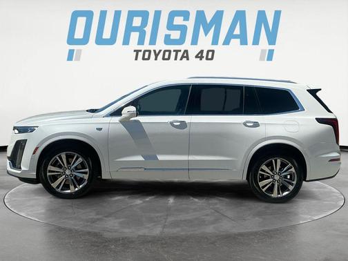 Crystal White 2025 Cadillac XT6 Premium Luxury AWD