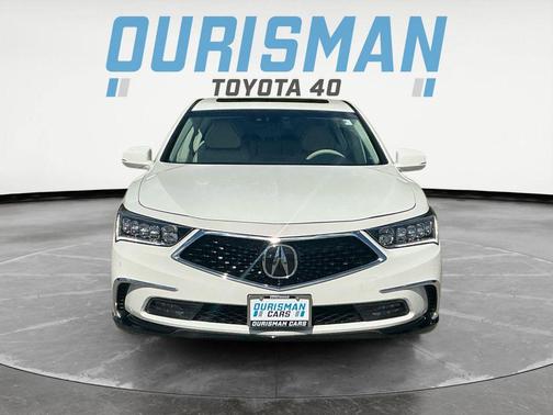 Platinum White Pearl 2019 Acura RLX Sport Hybrid Advance Package