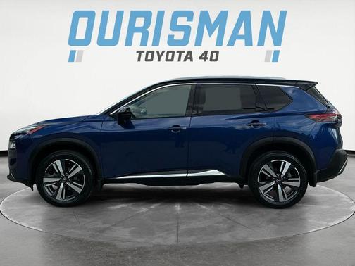 Caspian Blue Metallic/Super Black 2023 Nissan Rogue SL