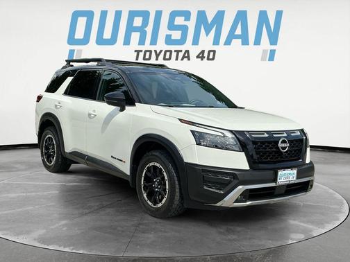 Pearl White 2023 Nissan Pathfinder Rock Creek 4WD