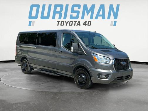 Gray Metallic 2022 Ford Transit-350 XLT