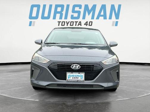 Summit Gray 2017 Hyundai IONIQ Hybrid Blue
