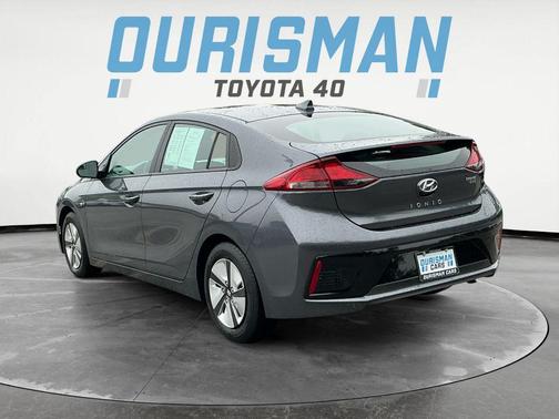 Summit Gray 2017 Hyundai IONIQ Hybrid Blue