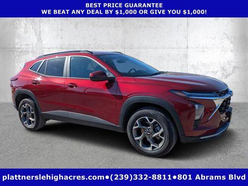 Crimson Metallic 2025 Chevrolet Trax LT