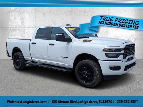 Bright White Clearcoat 2025 RAM 2500 Big Horn Crew Cab 4x4 6'4' Box