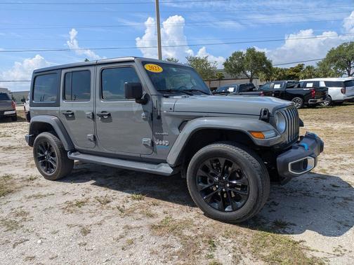 Sting-Gray Clearcoat 2023 Jeep Wrangler 4xe Sahara