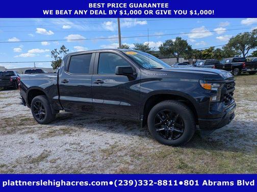 Dark Ash Metallic 2023 Chevrolet Silverado 1500 Custom