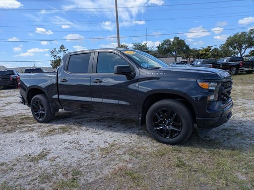 Dark Ash Metallic 2023 Chevrolet Silverado 1500 Custom