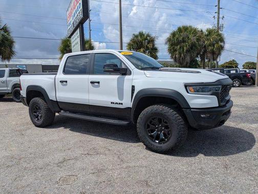 Bright White Clearcoat 2025 RAM 1500 RHO Crew Cab 4x4 5'7' Box