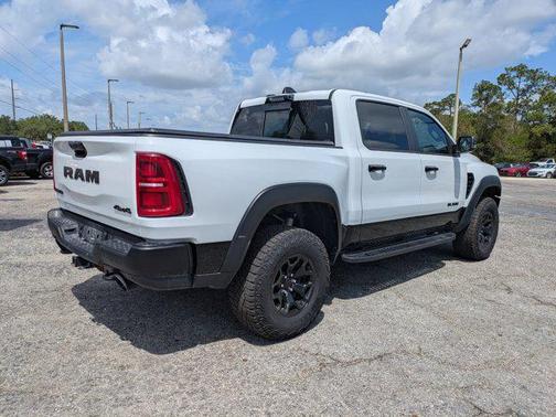 Bright White Clearcoat 2025 RAM 1500 RHO Crew Cab 4x4 5'7' Box