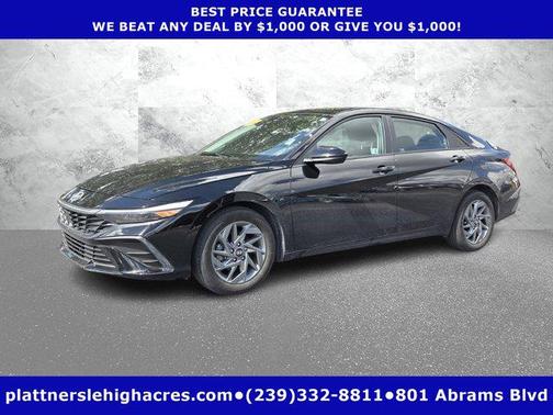 Abyss Black 2024 Hyundai ELANTRA SEL